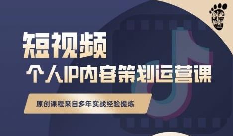 抖音短视频个人ip内容策划实操课，真正做到普通人也能实行落地-万众网